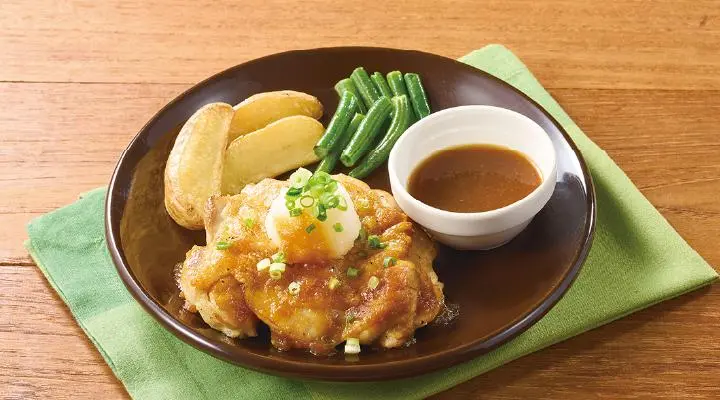 Grilled Tender Chicken with Japanese Onion Sauce