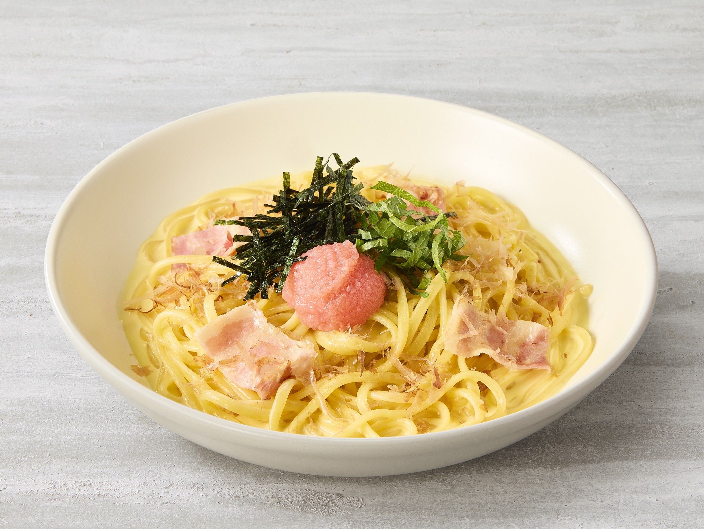 Japanese-Style Carbonara Fresh Pasta
