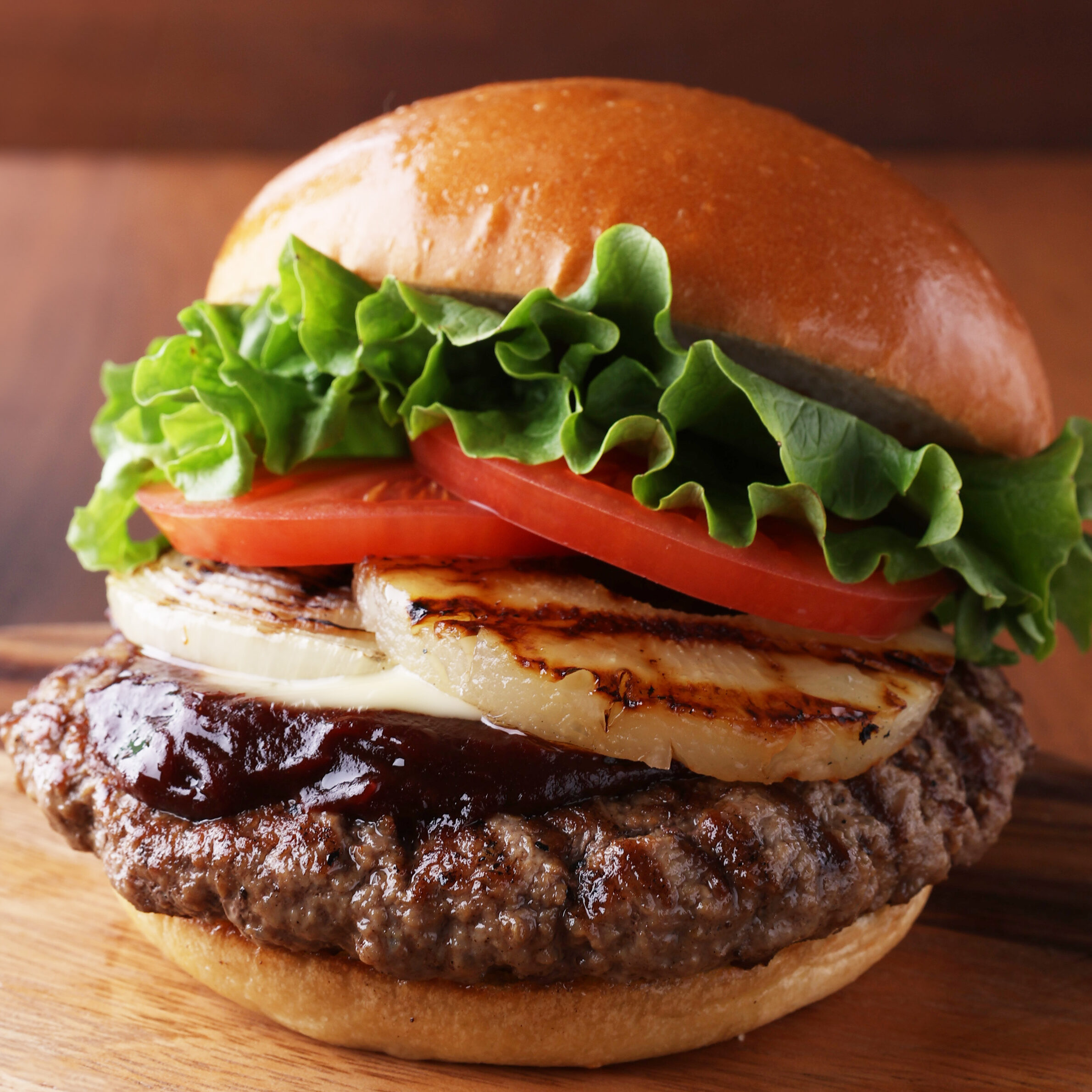 BBQ Pineapple Burger