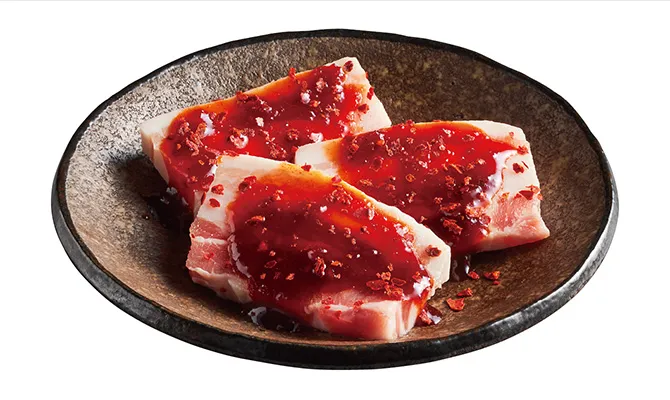 [Spicy Hot Yakiniku] Fiery Thick-Cut Pork Karubi