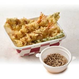 Tenya Special Tempura Bowl Bento & Cold Mini Soba Set