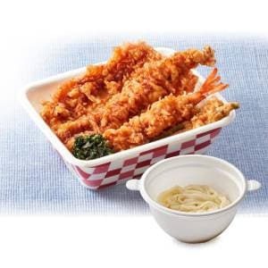 Sauce-Dipped Oedo Tendon Bento (with Cold Small Udon) Set