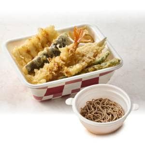Original Tenya Tendon Bento (with Cold Small Yabu Soba) Set