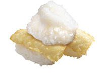 Squid Tempura Sushi with Grated Daikon