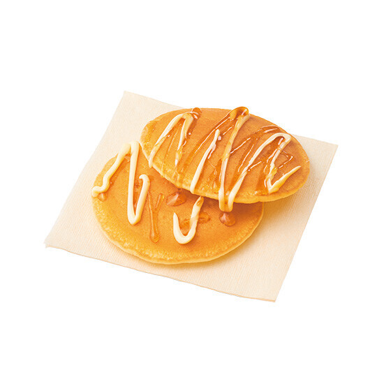 Easy Pancakes (2 pieces) with Maple-style Syrup & Margarine