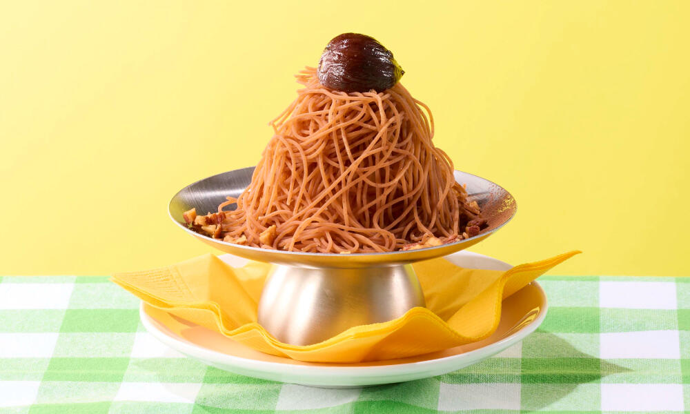 Mini Freshly Squeezed Italian Chestnut Mont Blanc