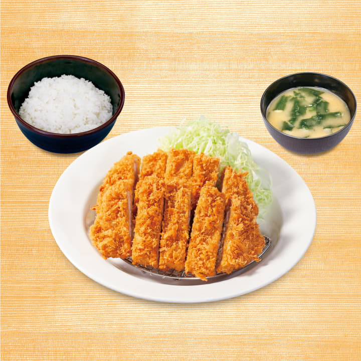 Double Pork Loin Katsu Set Meal
