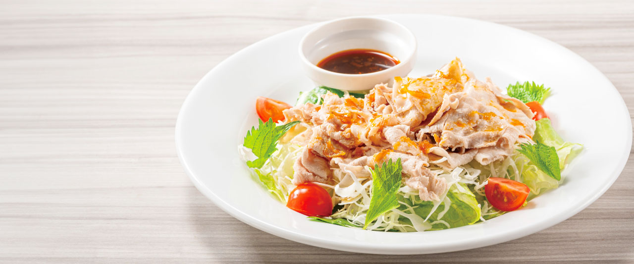 Domestic Pork Shabu-Shabu (with Choice of Sauce)