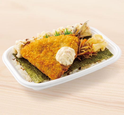 Fried Horse Mackerel Nori Tartar Bento