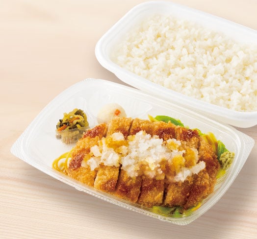 Grated Radish Cutlet Bento