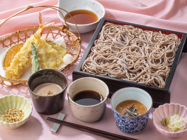 Sansai Shrimp Tempura Seiro Soba