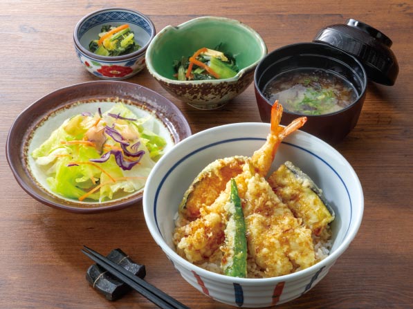 Tendon (Tempura Rice Bowl) Lunch