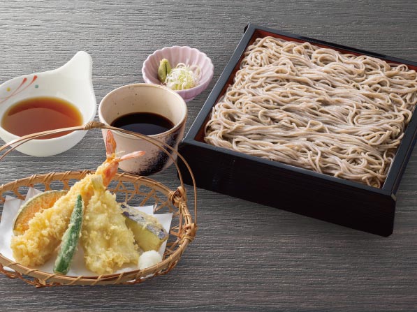 Shrimp Tempura Seiro Soba (Cold)