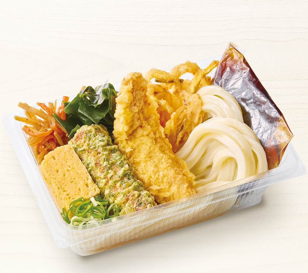 Chicken Tempura Udon Bento with Classic Side Dishes